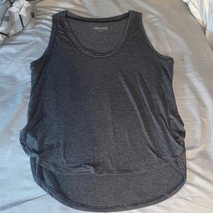 MUDD loose fitting grey tank